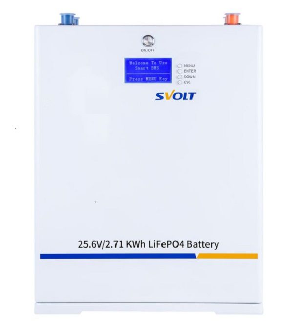 Svolt Rack Mount S-Volt 25.6v 106ah 2.71kwh Wall Mount Lithium Ion Battery - Weldtech