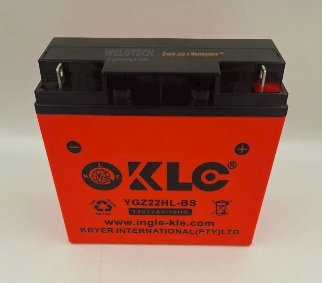 KLE 12V 22AH Gel Battery - Weldtech Engineering & Solar